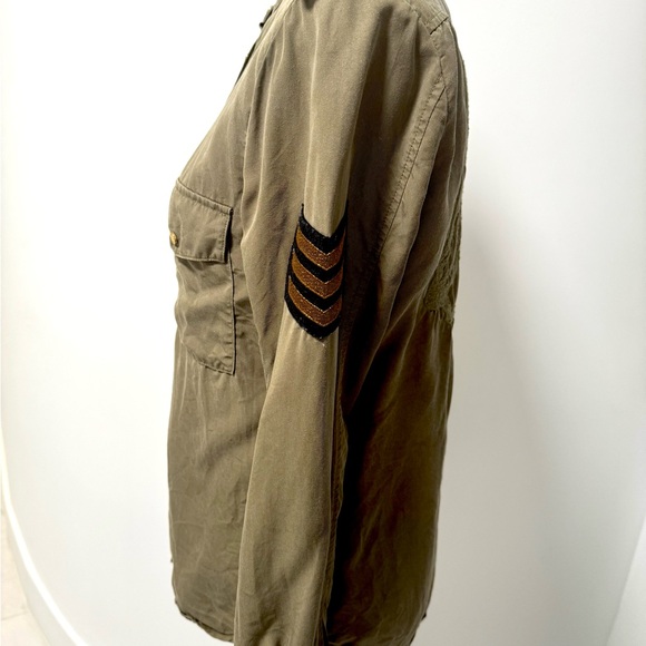 Zadig & Voltaire Tess Military Shirt GUC size M - Picture 6 of 15